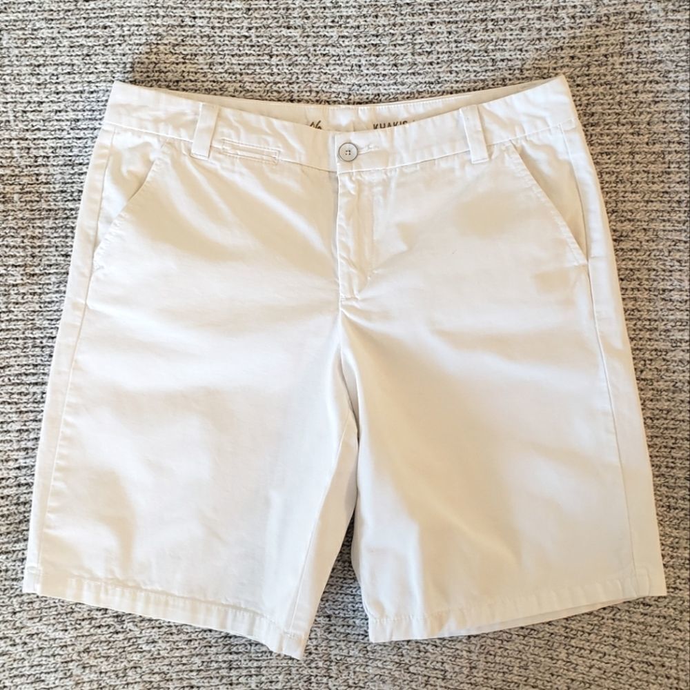 Gap Boyfriend Roll Up Khaki Shorts